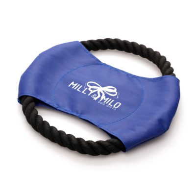 ROPE FLYING ROUND DISC PET TOY
