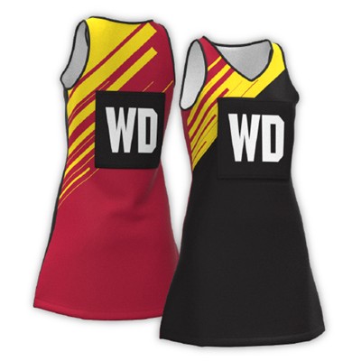 FULLY SUBLIMATED 240G BESPOKE NETBALL DRESS