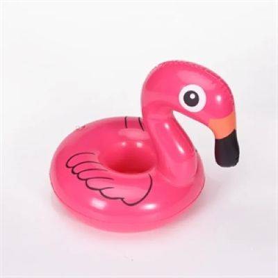 INFLATABLE FLAMINGO POOL DRINK HOLDER