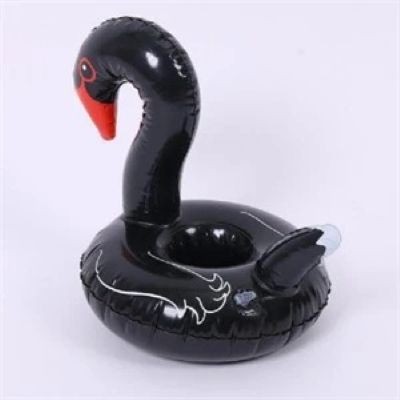 INFLATABLE SWAN DRINK HOLDER
