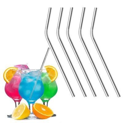 BENT REUSABLE STAINLESS STEEL DRINKING STRAW