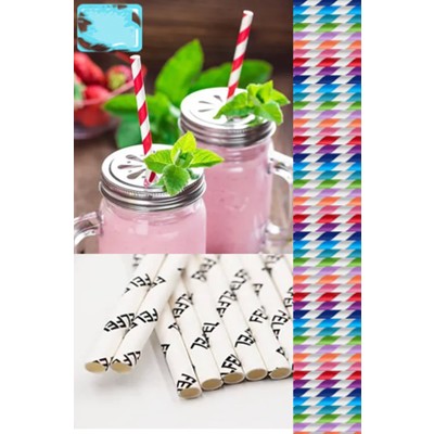 PERSONALISED PAPER STRAW