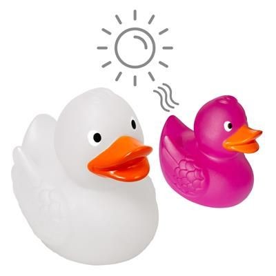 MAGIC UV COLOUR CHANGING DUCK WHITE TO PINK