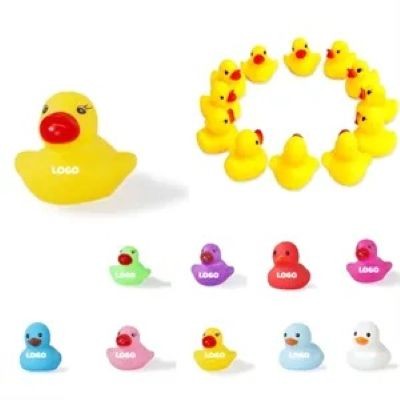 RUBBER DUCK FLOATING BABY BATH SHOWER TOY - PROMOTIONAL CORPORATE GIFT