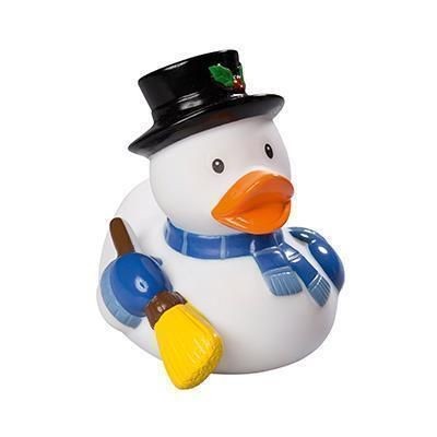SNOWMAN RUBBER DUCK