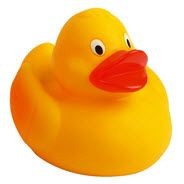 SQUEAKY RUBBER DUCK in Yellow