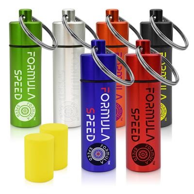 CUSTOM EARPLUGS in Printed Metal Container