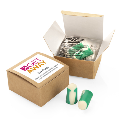 PAIR OF BIO-BASED EAR PLUGS in a Box