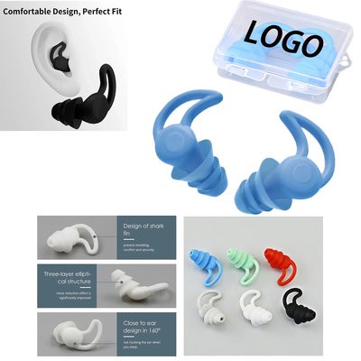 SILICONE NOISE-ISOLATING EARPLUGS TRAVEL NOISE PROTECTION