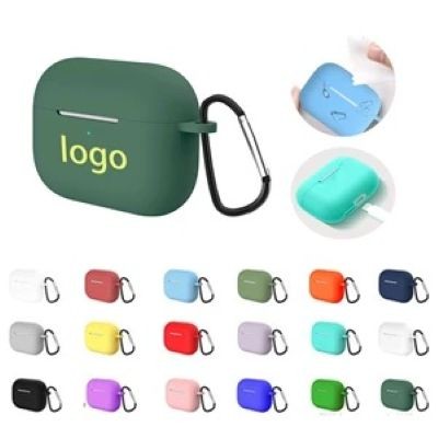 SILICONE EARPODS CASE COVER W & KEYRING CHAIN