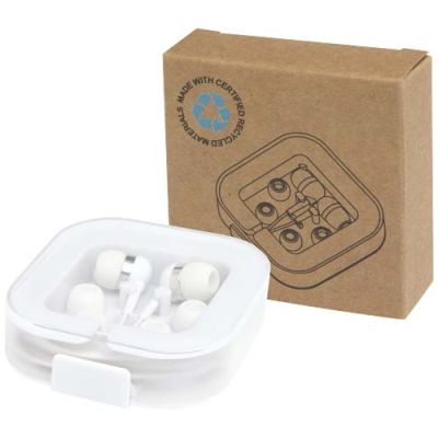 BAEKDU WIRED TYPE-C HEAD SET with Recycled Plastic Storage Box - PROMOTIONAL CORPORATE GIFT