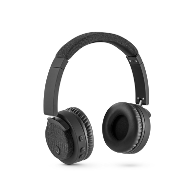 BEATDRUM ABS CORDLESS HEADPHONES with Bt 50 Transmission in Dark Grey