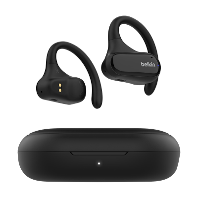 BELKIN SOUNDFORM CLEARFIT OPEN-EAR CORDLESS EARBUDS in Black