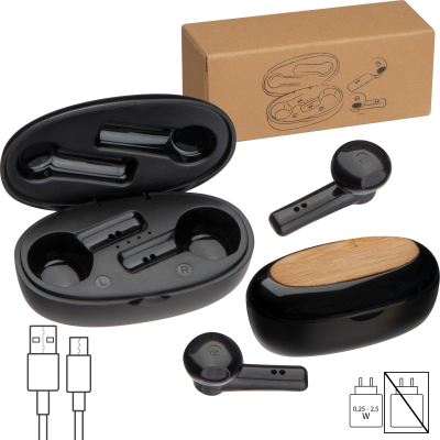 BLUETOOTH HEADPHONES in Black