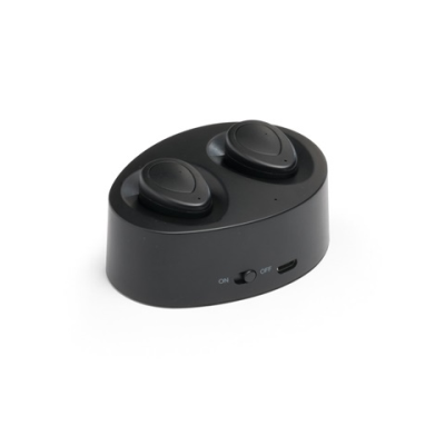 CHARGAFF ABS CORDLESS EARPHONES in Black