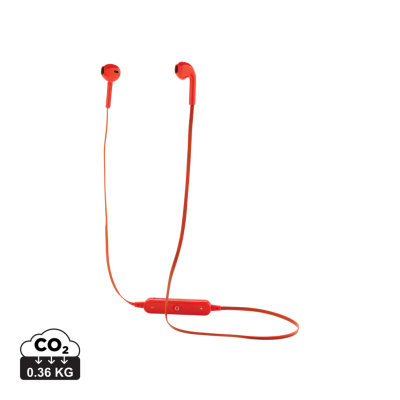 CORDLESS EARBUDS in Pouch in Red