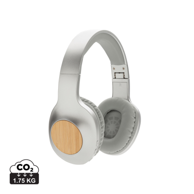 DAKOTA BAMBOO CORDLESS HEADPHONES in Grey