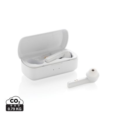 FREE FLOW TWS EARBUDS in Charger Case in White