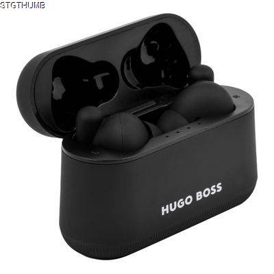 HUGO BOSS EARPHONES GEAR MATRIX BLACK-S