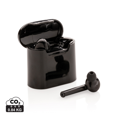 LIBERTY CORDLESS EARBUDS in Charger Case in Black