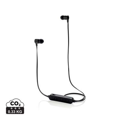 LIGHT UP LOGO CORDLESS EARBUDS in Black
