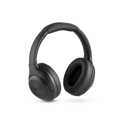 MELODY CORDLESS PU HEADPHONES with Bt 50 Transmission in Black