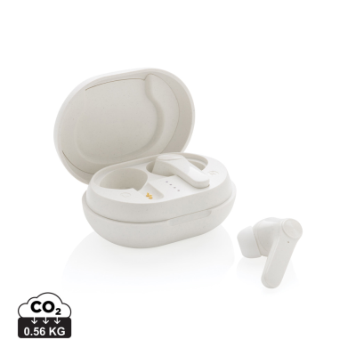 RCS STANDARD RECYCLED PLASTIC TWS EARBUDS in White