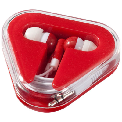 REBEL EARBUDS in Red & White