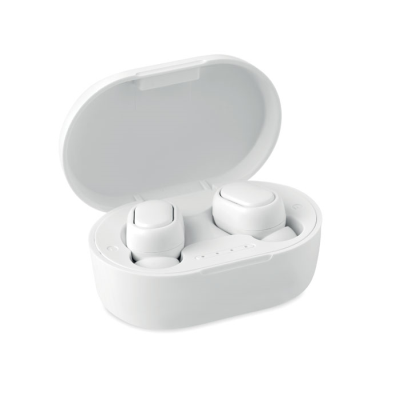 RECYCLED ABS TWS EARBUDS in White