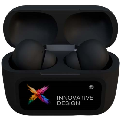 SCX,DESIGN E26 ANC EARBUDS with Interactive Touch Screen Charger Case