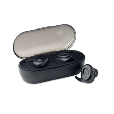 TWS EARBUDS with Charger Box in Black