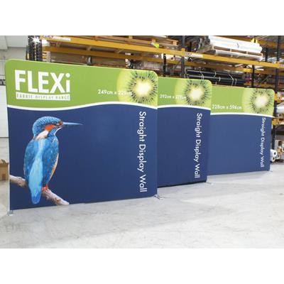 LARGE FLEXI FABRIC BANNER STAND