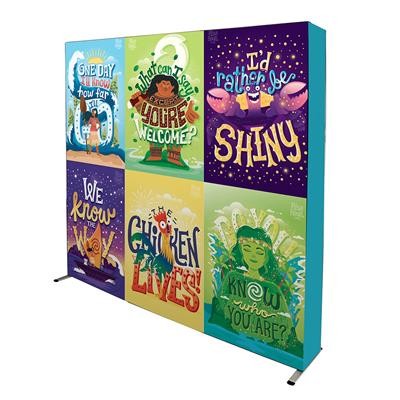 SEG FABRIC POP-UP STAND
