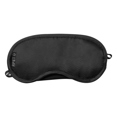 RPET TRAVEL EYE MASK in Black