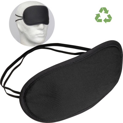 SLEEP- AND EYEMASK in Black  - PROMOTIONAL CORPORATE GIFT