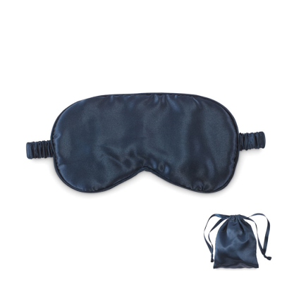 SOFT POLYESTER EYE MASK in Blue