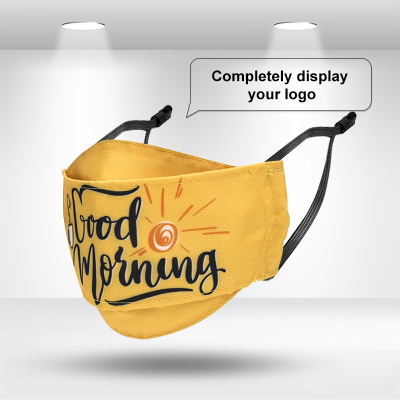 DOUBLE LAYER 3D FLAT-FOLD FABRIC FACE MASK