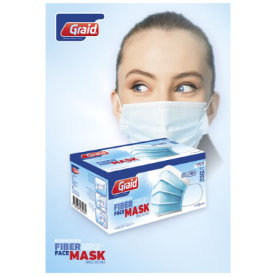 MOORE TYPE IIR FACE MASK in Light Blue