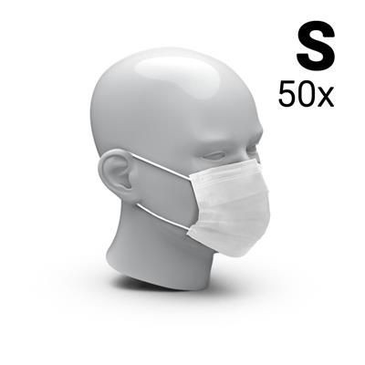 MOUTH-AND-NOSE MASK 3-PLY SET OF 50, Size S