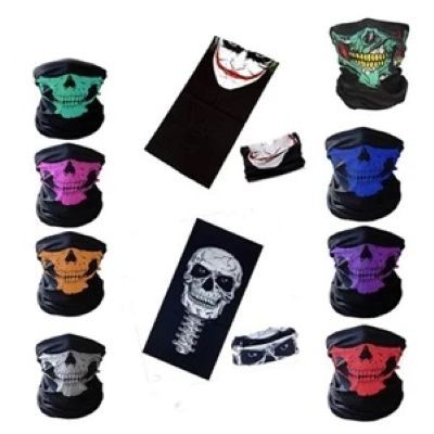 OUTDOOR FACE PROTECTION MASK HOOD HAIR BAND NECK GAITER