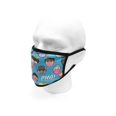 PM01 DYE SUBLIMATION PRINTED FACE MASK with Elasticated Ear Loops