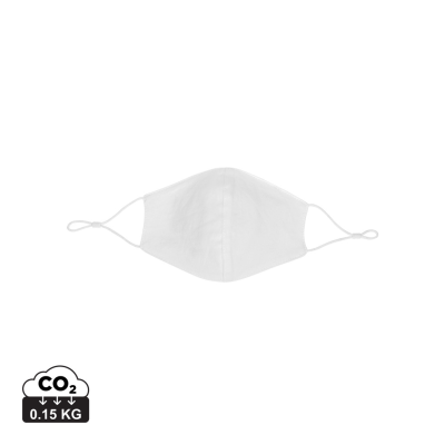 REUSABLE 2-PLY COTTON FACE MASK in White