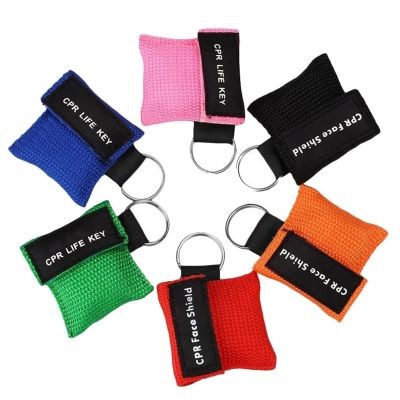 CPR FACE MASK SHIELD with Keyring Chain