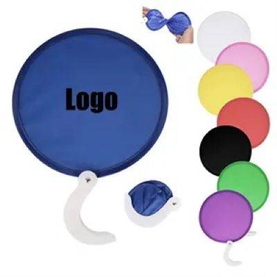 BLACK & WHITE COLOUR FOLDING FAN with the Plastic Handle