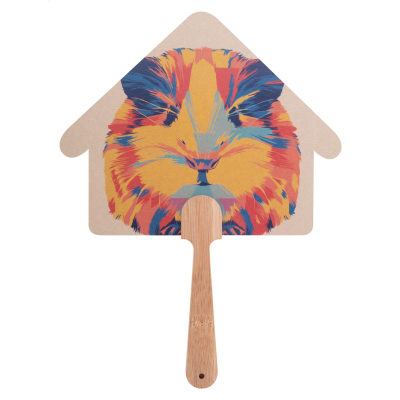 CUSTOM HAND FAN in Natural