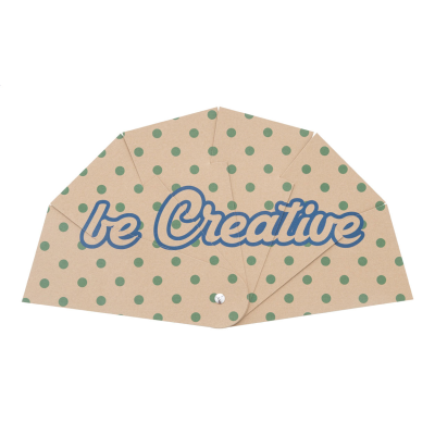 CUSTOM HAND FAN in Natural