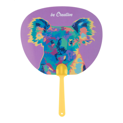 CUSTOM MADE FAN in Yellow