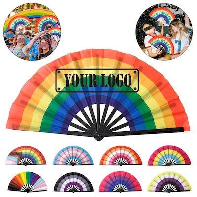 FOLDING RAINBOW FAN