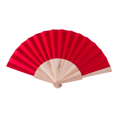HAND FAN in Red