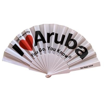 HANDHELD FAN MATERIAL: Ps + Oxford Fabric Ribs to be Stock Colours